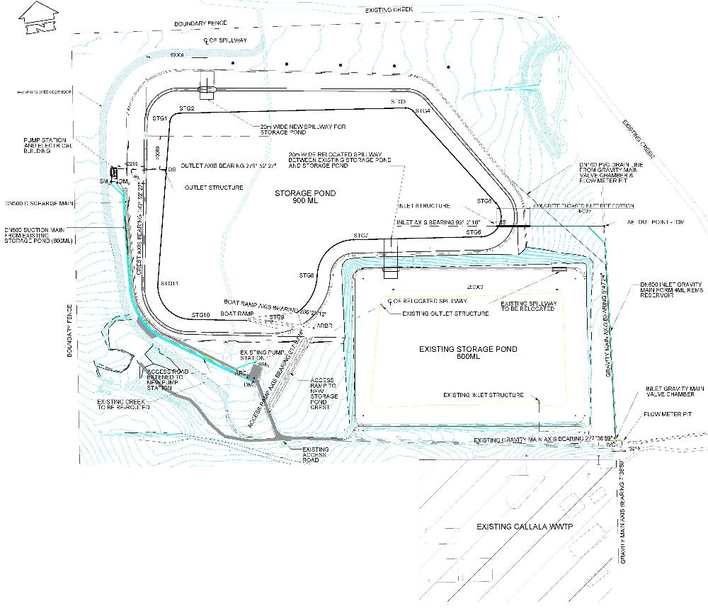 Coonemia-Road_Reclamied-Water-Management-Scheme_site-layout