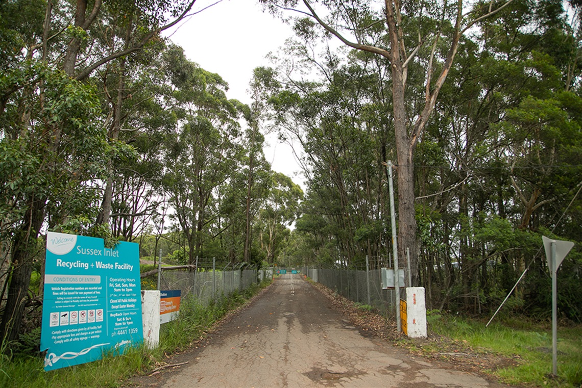 The entrance to sussex inlet depot.