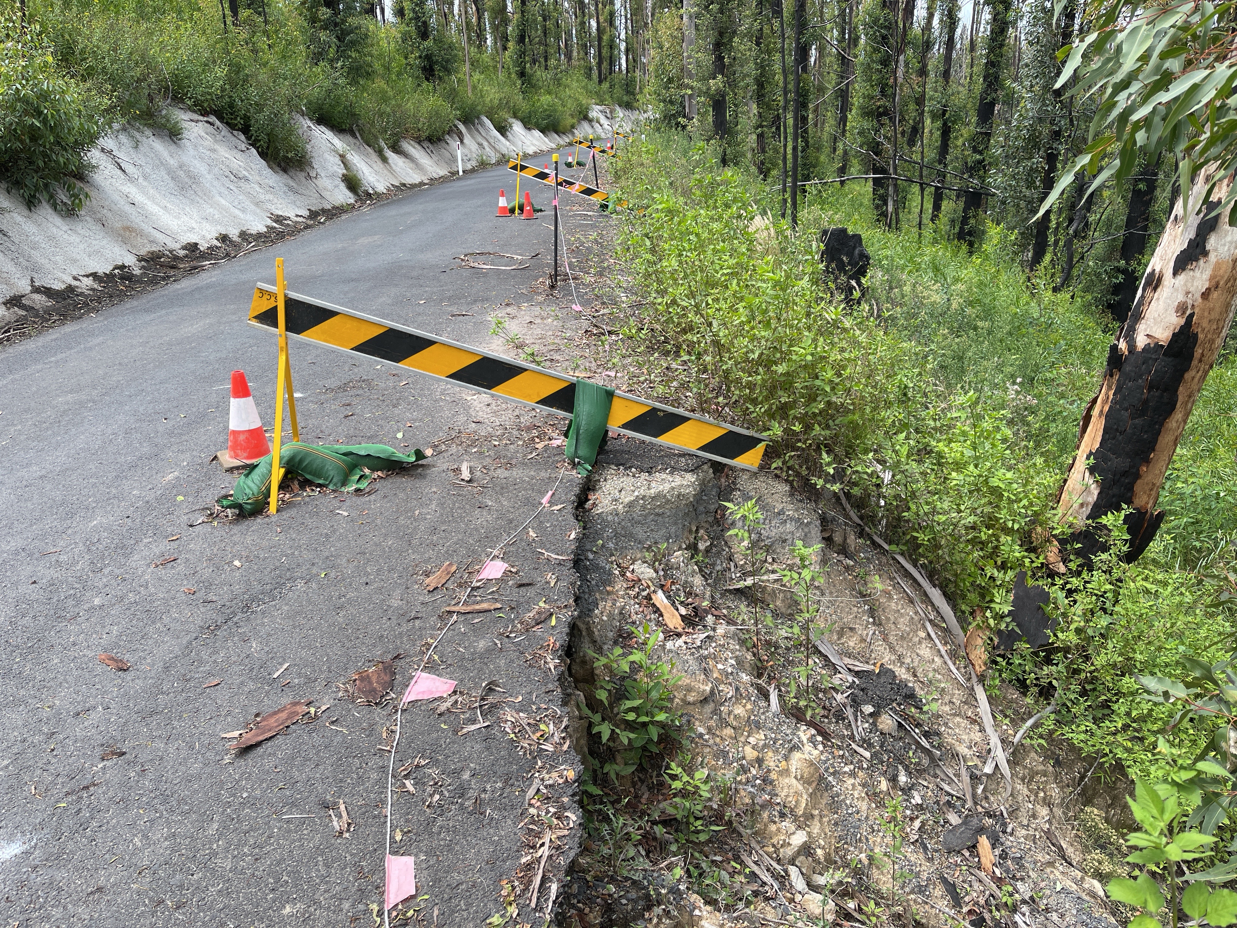 Wheelbarrow Road remediation works start this month Shoalhaven